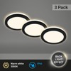 BRILONER - Set of 3 Bathroom Recessed Spotlights LED with