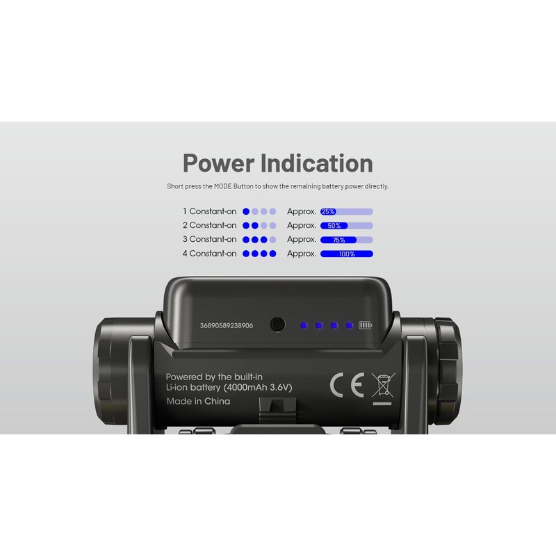 Nitecore NU45 1700 Lumen Headlamp, USB-C Rechargeable Fast Charging, Long