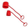 1" body Hydraulic Quick Coupler Rubber Caps Plug Set