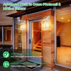 2-Pack Motion Sensor Outdoor Wall Lantern, Dusk to Dawn Exterior