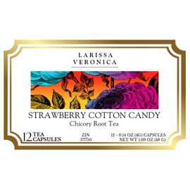 Strawberry Cotton Candy Chicory Root Tea (Single Serve K-Cup Pods) (12 pods, ZIN: 577716)