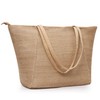 KALIDI Straw Beach Bag for Women Straw Tote Bag with