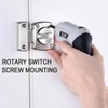 Night Security Reinforcement Latch for Single-Sided Indoor and Outdoor Locks