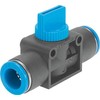 HE-3-QS-10 (153477) Shut-off Valve Function: 3/2 Bistable Pneumatic Connection 1:QS-10