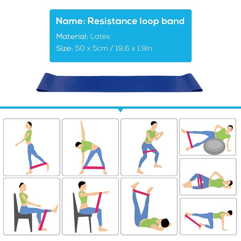 Hosioe 5 unids Equipo de Yoga Conjunto Incluye Bola de