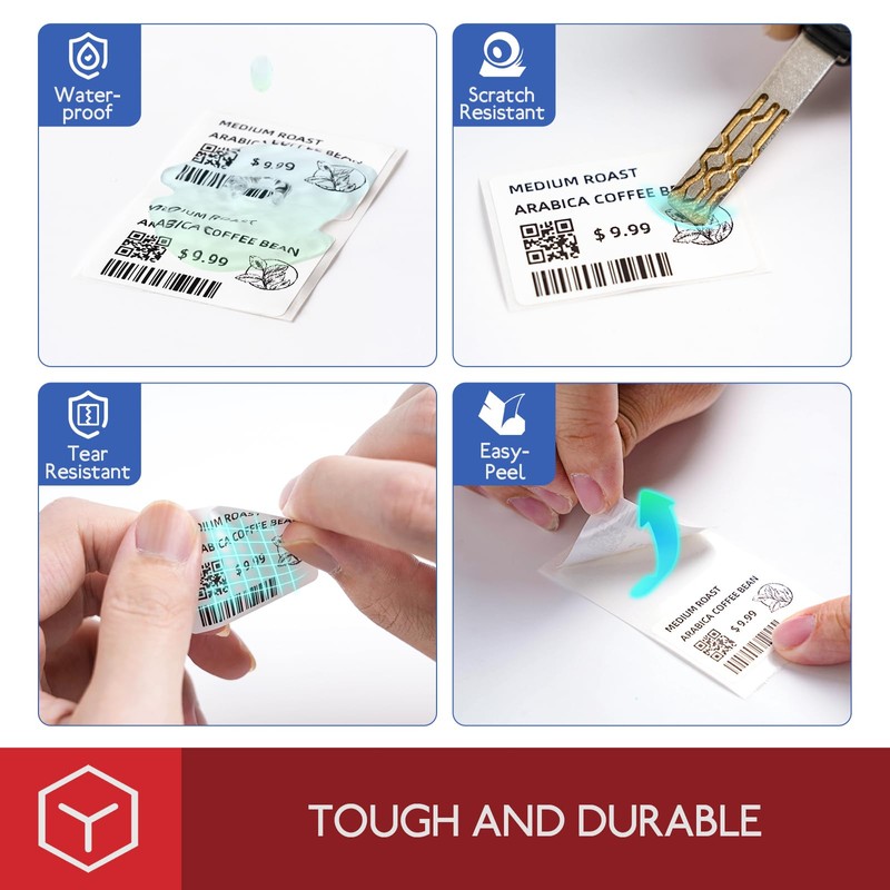 Phomemo [6x100 pcs]Original Labels for M110 M220 M221 M120 M200,