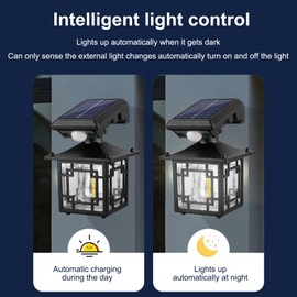 Outdoor Solar Wall Light IP65 Waterproof Street Light Body Sensor Road Lighting Garden Lights