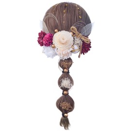 [R-QINYUER] Coming-of-Age Ceremony, Hair Ornament, Dried Flowers, Mizuhiki, Gold Leaf, Mum, Japanese Ball, Antiichikuberi, Kasumi Grass Decoration, Fireworks, Yukata, Kimono, Furisode, Hakama