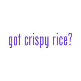 RDW Got Crispy Rice ? Sticker - Decal - Die Cut - Purple 4.25" x 1.02"