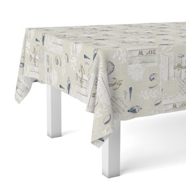 Martina Home Narcea Blue Oilcloth Tablecloth 100 x 140 cm