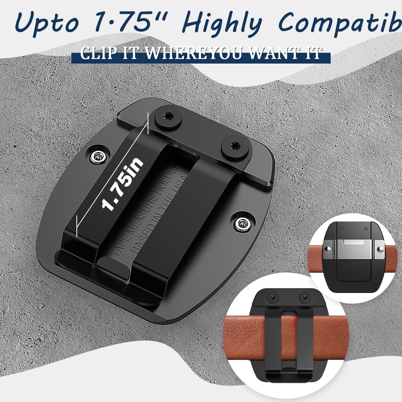 Magnetic Tool Holder & Tape Measure Holder, Magnet Belt Clip