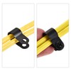 sourcing map 10.4mm Nylon R Type Cable Clip Wire Clamp
