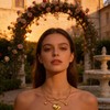 JRAIYBZ Chunky Heart Tie Necklace for Women,Heart Locket Wrap Choker