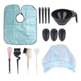 14 Pieces Hair Dye Coloring Kit, DIY Hair Dye Brush Bowl Set,Hair Dye Tools, DIY Beauty Salon Tool Kit, for Salon Hair Coloring Bleaching