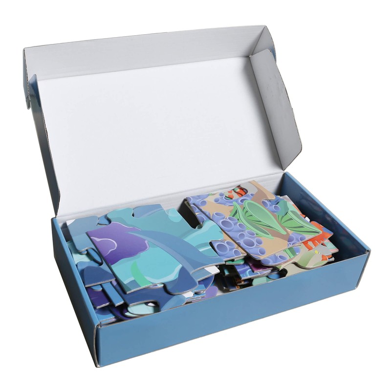 ZazzyKid Underwater 48-Piece Puzzle for Ages 3-5: Educational Underwater Jigsaw