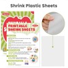 Yncotte Printable Shrinky Dink Sheets, 25 Pcs Printable Shrink Plastic