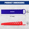 WORKPRO 2-Pack Magnetic Wrench Organizer, 12-Piece Gripper Wrench Holder for