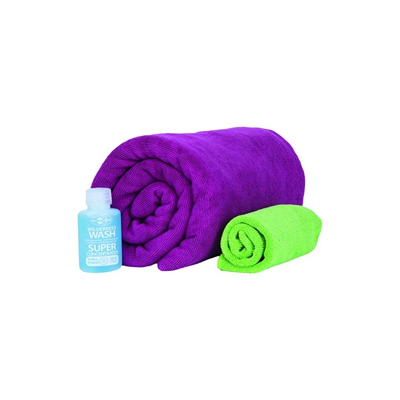 Sea To Summit Tek Towel Wash Kit - Berry