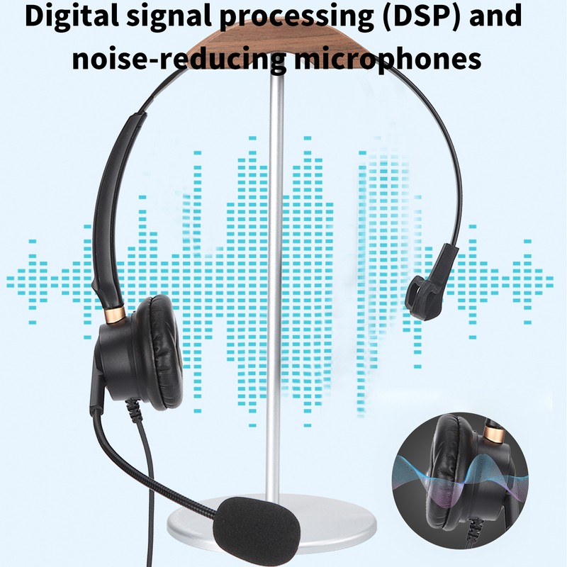 H600‑3.5 Telephone Headset Monaural 3.5mm Jack Business Headset with Mic