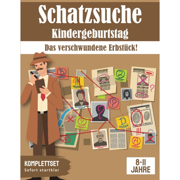 Schatzsuche: Das verschwundene Erbstück!: All incl. Schnitzeljagd Set | für