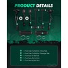 SCITOO 8pcs Front Suspension Kit Inner Outer Tie Rod End