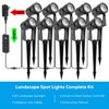 SUNTHIN Outdoor Landscape Lighting with Dusk to Dawn Sensor Controller,