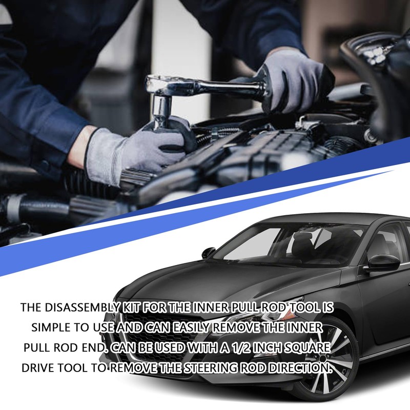 pvotawp Inner Tie Rod Tool Removal Kit, 27-42mm Tie Rod