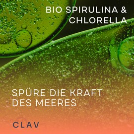 Organic Spirulina Chlorella Tablets - 3000 mg Each Spirulina & Chlorella Powder per Daily Dose - 360 Pellets - Organic Certified, Natural, No Additives & Vegan
