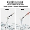 Saipor 5 Pieces Screwdriver Head Magnetic Ring, Universal 1/4" Hex