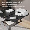 PEGZONE Desk Extender Tray, 24" x 14.4" Clamp On Desk