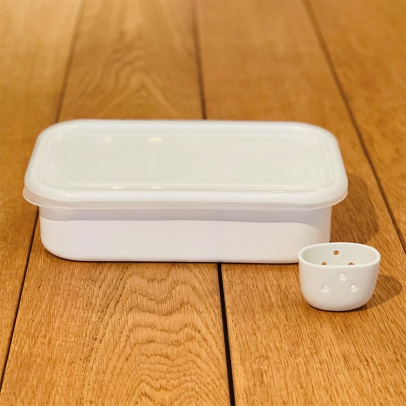 Nodahoro (野田琺瑯) Pickle Small Town Refrigerator Use Storage Container with
