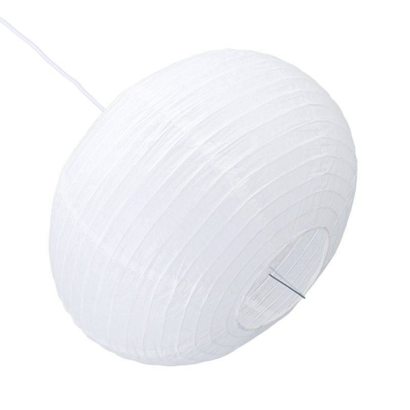 White Round Paper Lantern Light Decorative Soft Light Easy to
