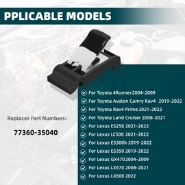 Fuel Door Spring Clip For Toyota 2019 2020 2011 2022 Camry Avalon RAV4,2004-2009 4Runner,Gas Tank Door Cover Spring fit Replaces 77360-35040