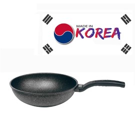 Prolinemax 8" Marble Wok Non-Stick Cooking Frying Pan Pot 5 Layer Marble Wok Cookware