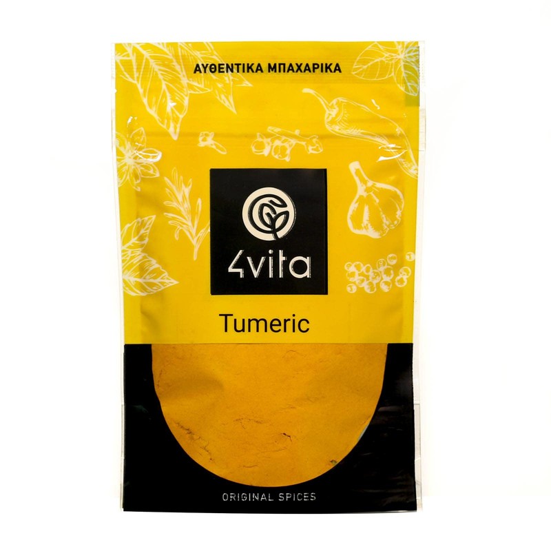 4Vita Ground Turmeric/Curcumin Spice 75g (Powder)