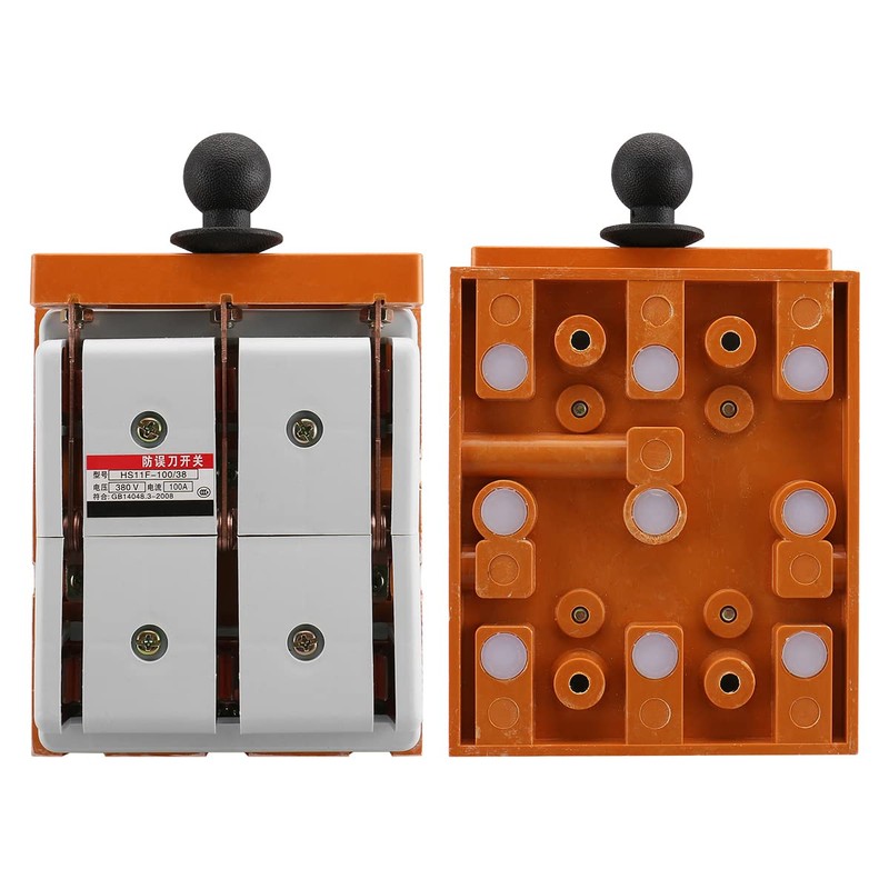 Baomain 3 Pole Double Throw Electric Brake Safety Knife Switch