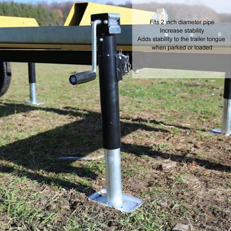 Trailer Jack Foot 5000lbs Capacity 2 Inch Diameter Tube Jack