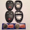 Aftermarket 2 New Keyless Remote Shell Cases Pads + CR2032