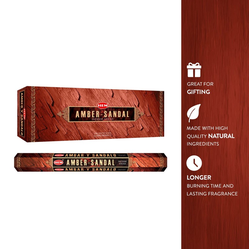Amber - Box of Six 20 Gram Tubes - HEM