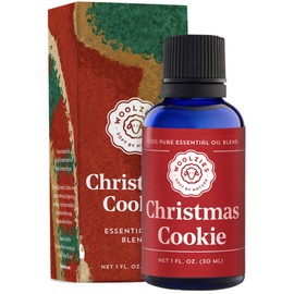 Holiday Essential Oil Blend | Perfect for Aromatherapy, Soaps, Candles, & Lotions (Christmas Cookie, 1 Fl Oz)