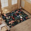 PureCozy 2x3 Area Rug Floral Entryway Boho Door Mat Indoor