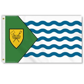 3×5 FT Canada Vancouver Flag, Large 100D Canadian BC City Outdoor Banner,Doube Side Printing Decor For Patio Garden With Brass Gromment