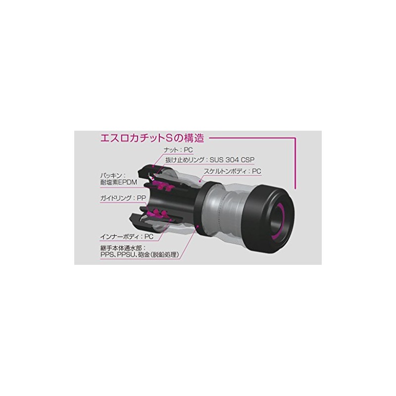 Sekisui Chemical SMMA10 One-Touch Fitting for Crosslinked Polyethylene Pipes Female