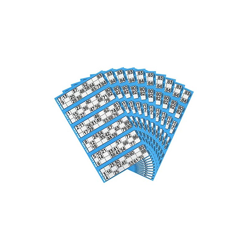 Thomas & Anca Club Supplies Ltd 600 Bingo Tickets -