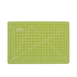 Self Healing Cutting Mat, A5 Double Sided Craft Cutting Mat with Scales, Non-Slip Cutting Board for DIY Crafting, Sewing, Scrapbooking [Matcha Green]