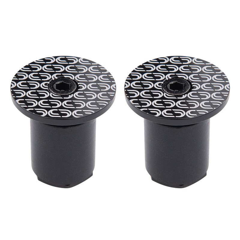 Deda Elementi Loop Bar-End Plugs, Black