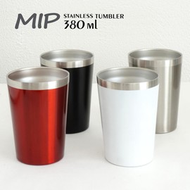 Living Tumbler, 12.8 fl oz (380 ml), Vacuum Insulated, Stainless Steel, Red MIP