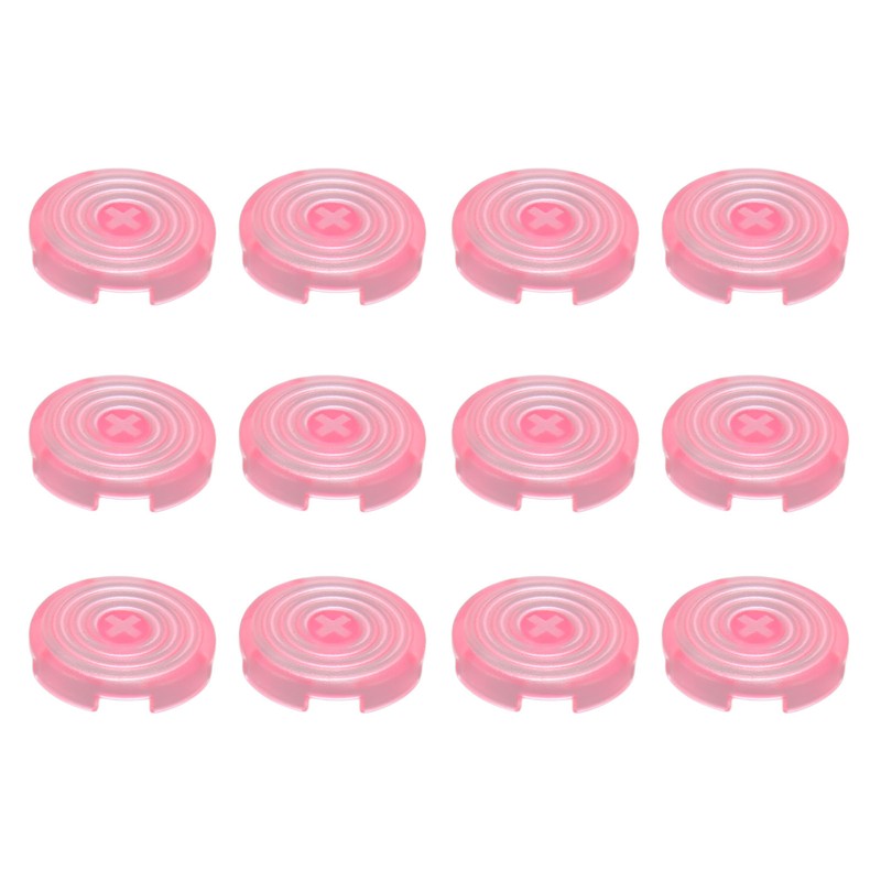12pcs Arcade Button Cover Replace Mechanical Push Button Cover for