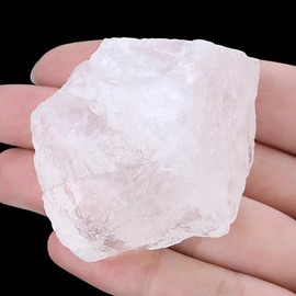 GUJOXILA GUJOXILA 1.8"-2.2" Clear Quartz Raw Rough Healing Crystals Natural Stones Rocks Gemstones Protection Reiki Tumbling Cabbing Divination Meditation Fountain Stone 1pcs