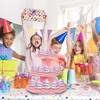 3-Tier Cardboard Cupcake Stand,Pink Cupcake Stand Tower for Birthday Wedding
